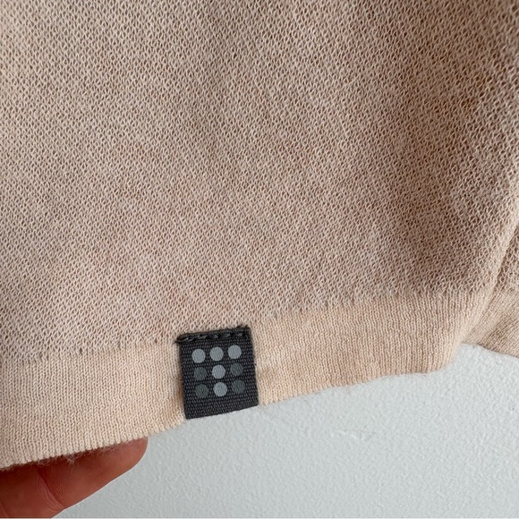 Title Nine  Barra Tunic Sweater Merino Wool Blend Pink Fair Isle Nordic Travel - Picture 7 of 13